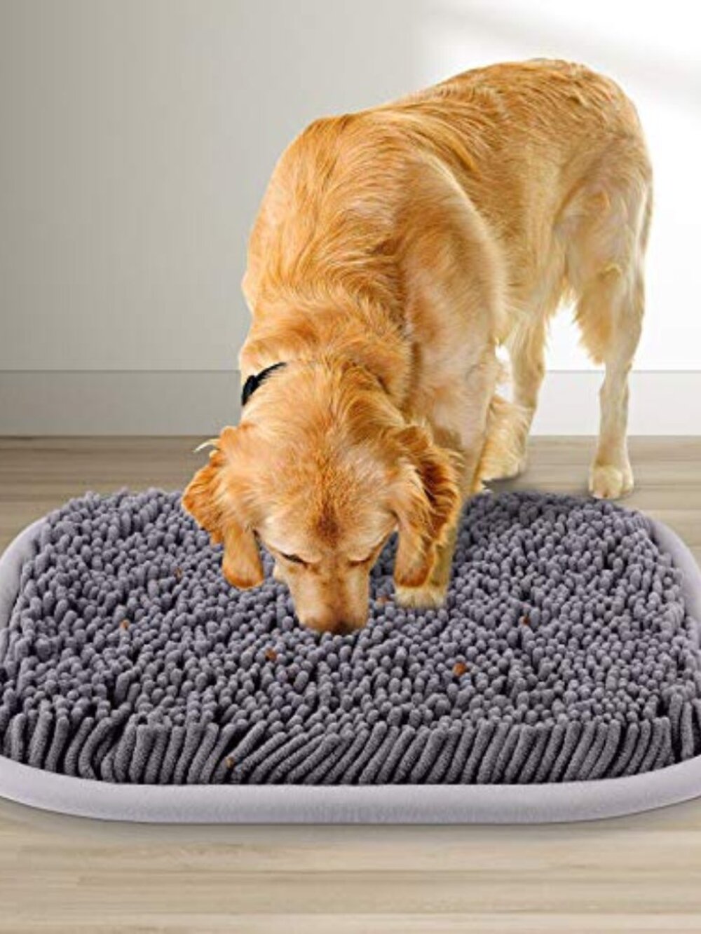 New Snuffle Mat for Dogs, 17'' x 21'' Dog Sniffing Interactive Feeding Game Bore